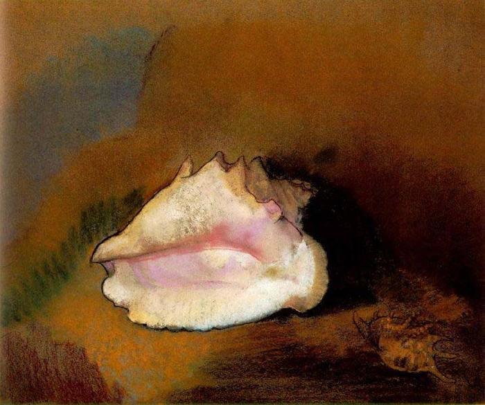 Odilon Redon Coquille oil painting image